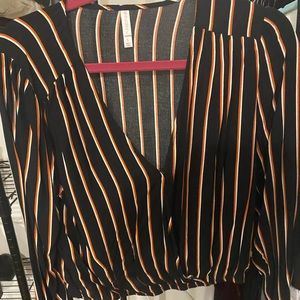 Long sleeve striped shirt